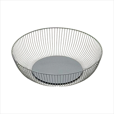 Brotkorb rund 27cm silber_seite